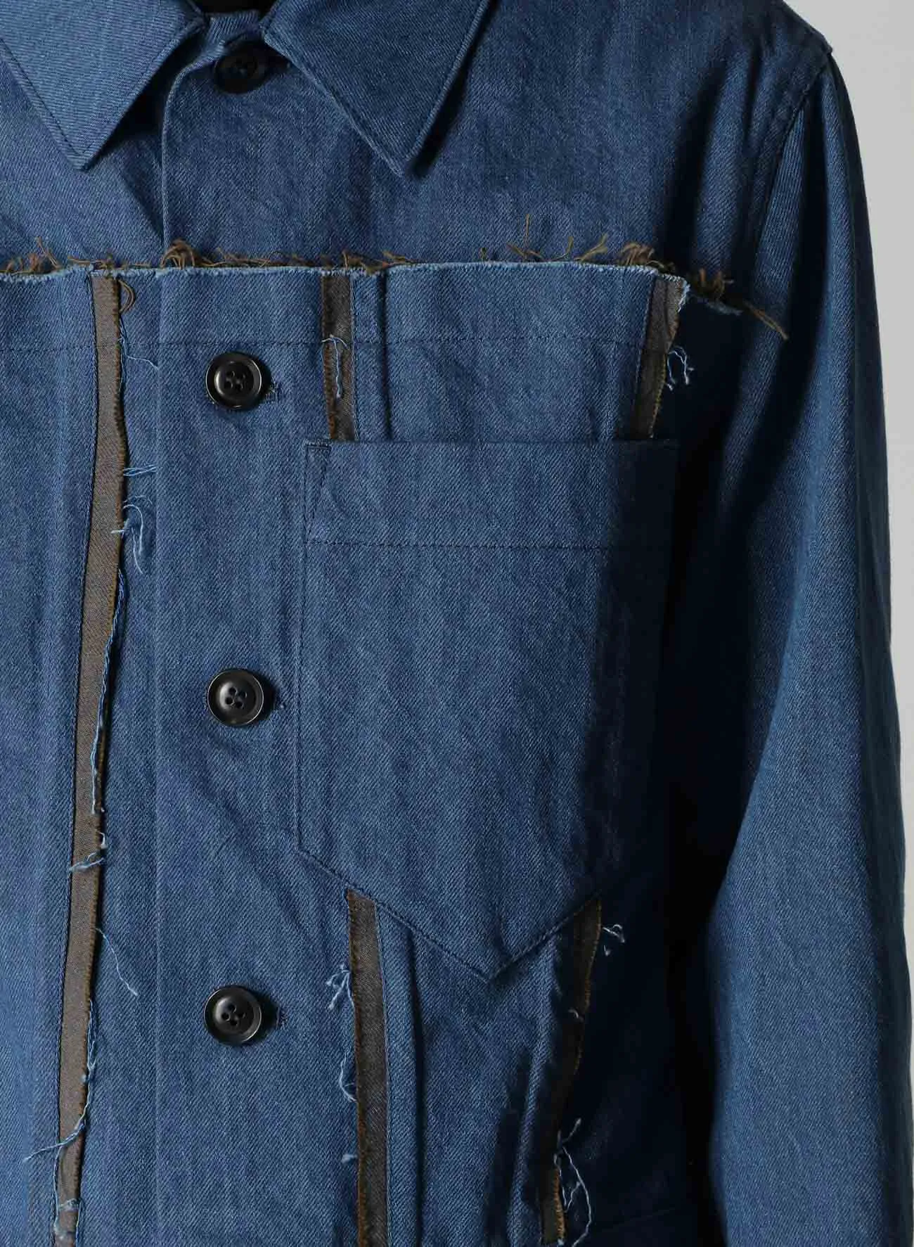 10oz DENIM PANELLED JACKET