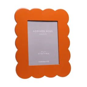 5x7 Orange Lacquer Frame