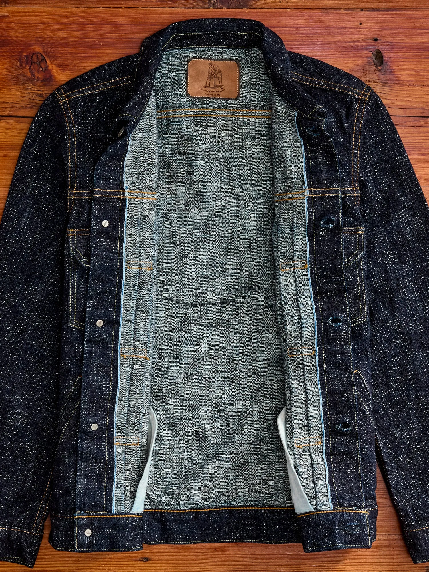 6111 16oz "Double Slub" Type-2 Denim Jacket in Indigo