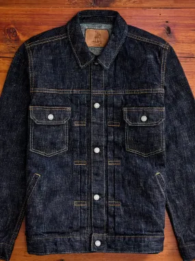 6111 16oz "Double Slub" Type-2 Denim Jacket in Indigo