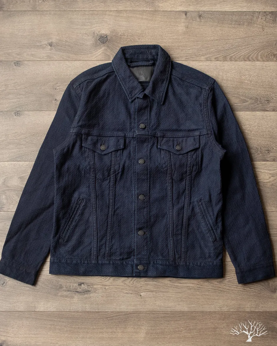 6221 Sashiko Type 3 Jacket - Indigo x Black