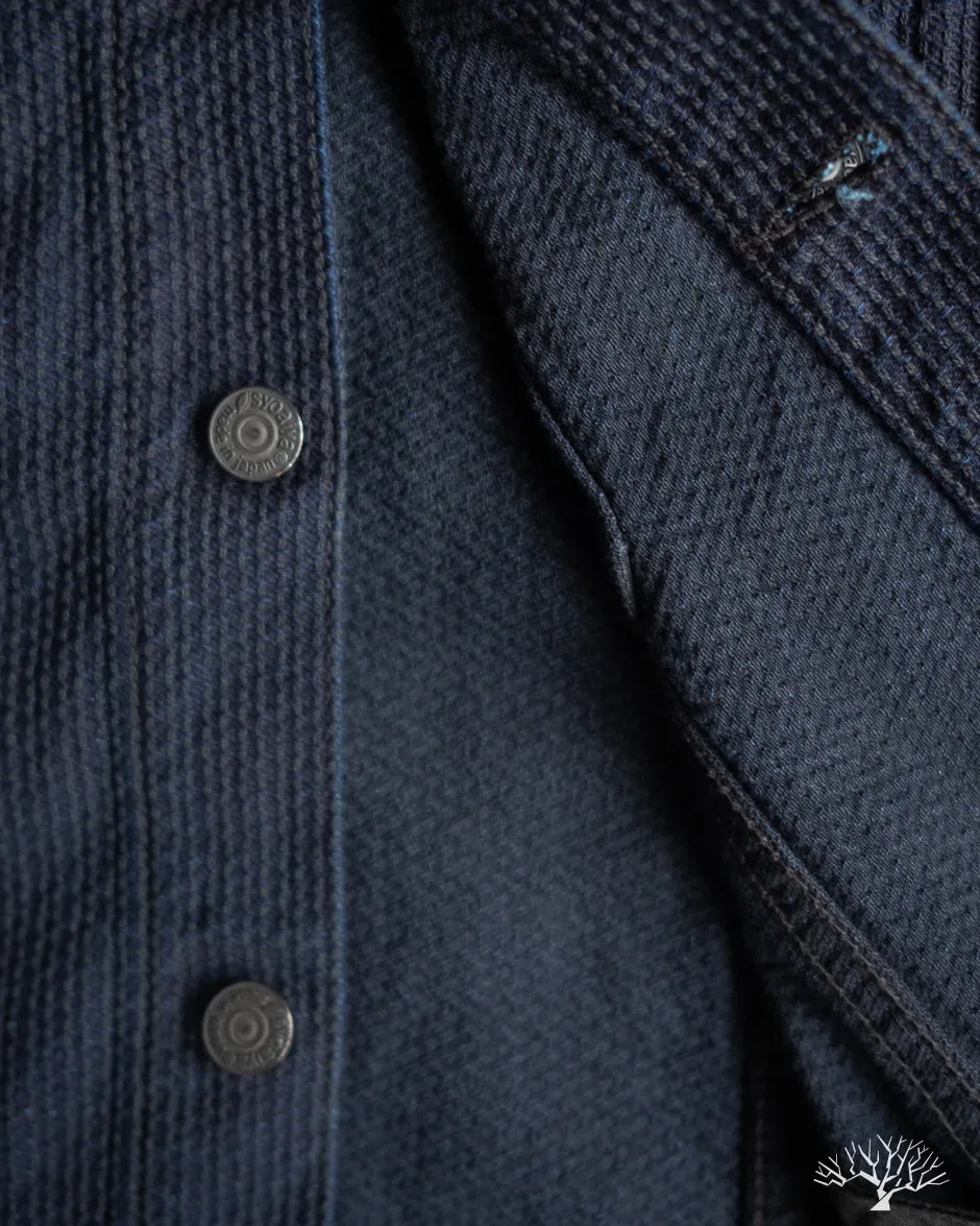 6221 Sashiko Type 3 Jacket - Indigo x Black