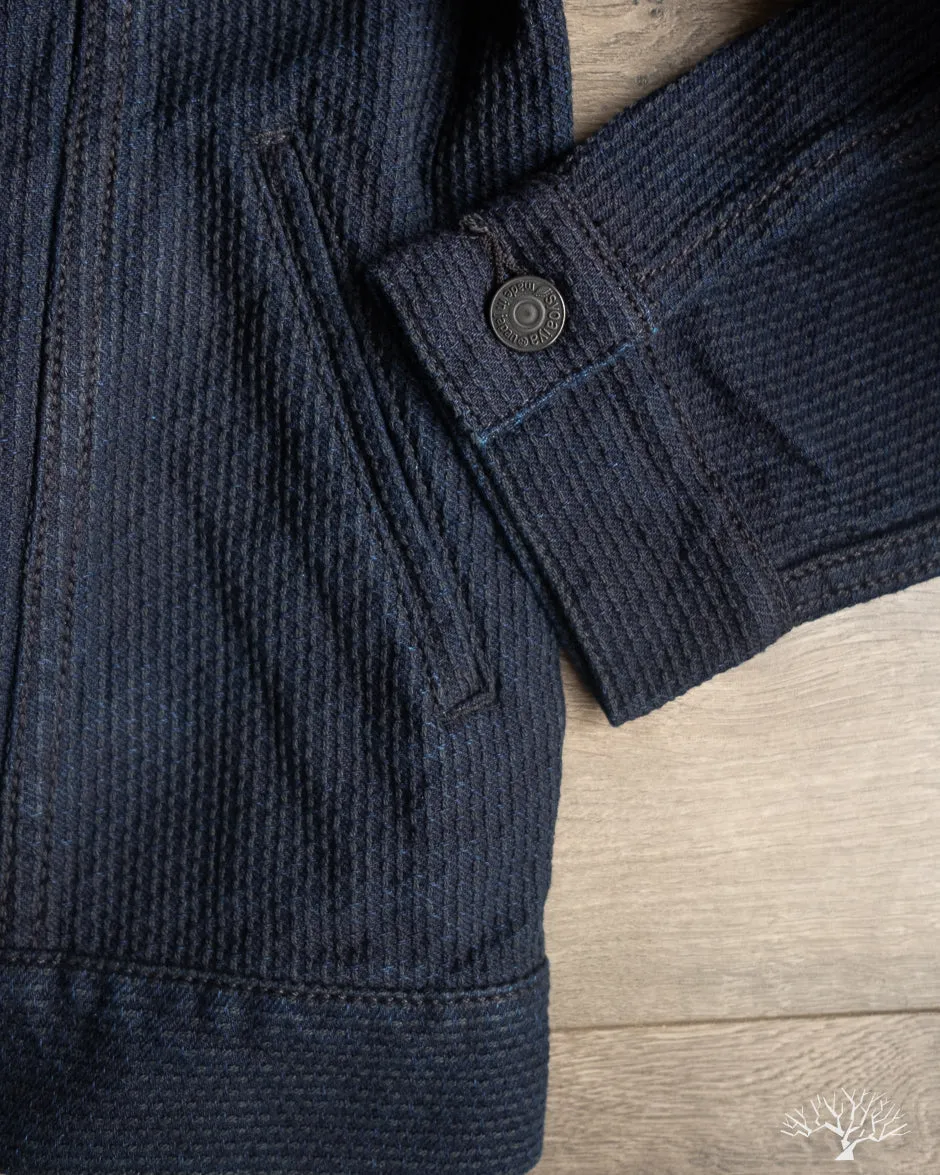 6221 Sashiko Type 3 Jacket - Indigo x Black