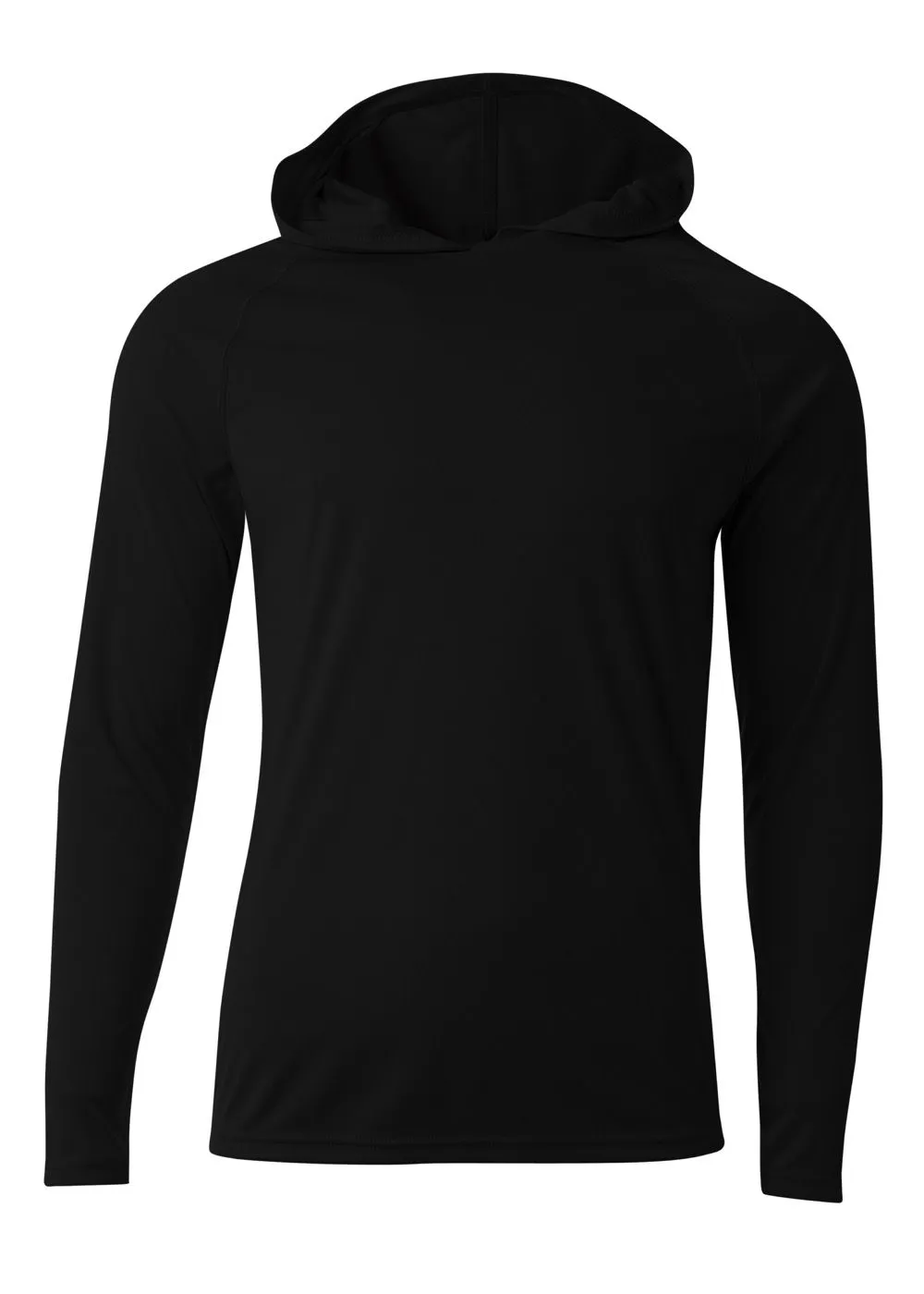 A4 N3409 Cooling Performance Long Sleeve Hooded Tee