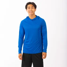 A4 N3409 Cooling Performance Long Sleeve Hooded Tee