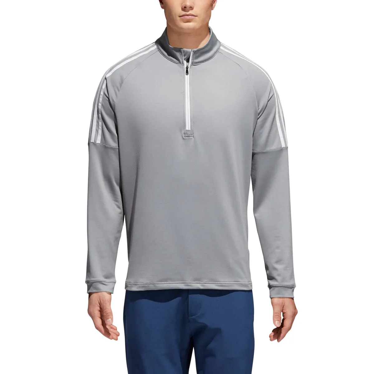 Adidas Classic 3-Stripe 1/4 Zip Golf Pullover