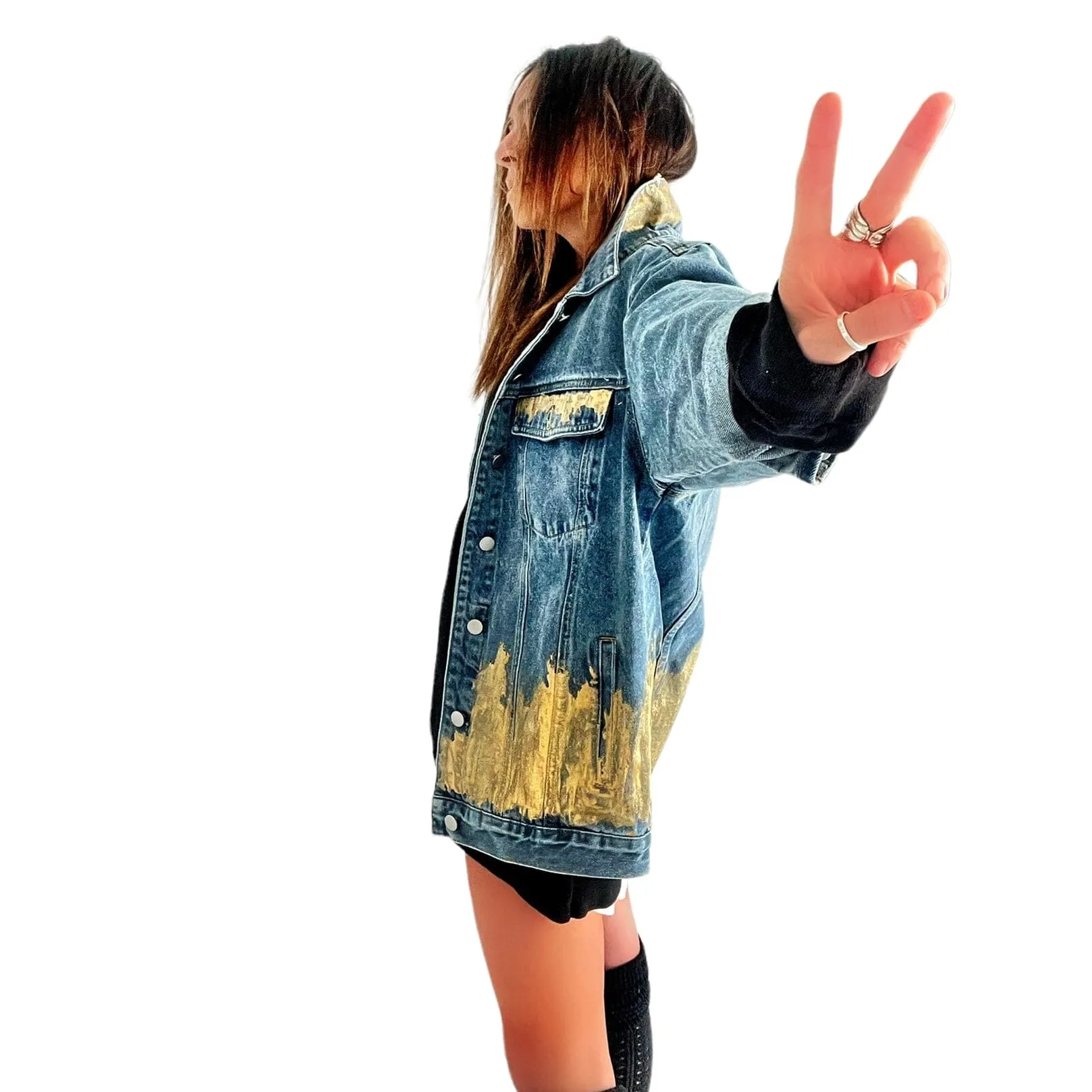 'Beyond Gold' Denim Jacket