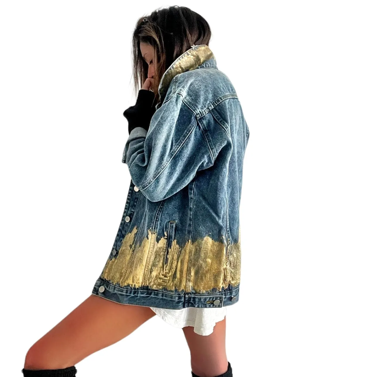 'Beyond Gold' Denim Jacket