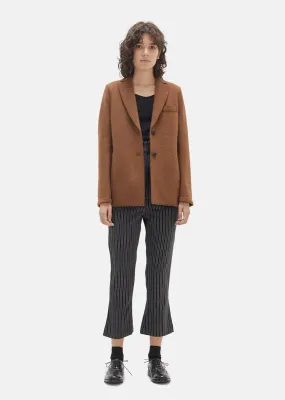 Boxy Alpaca Wool Blazer