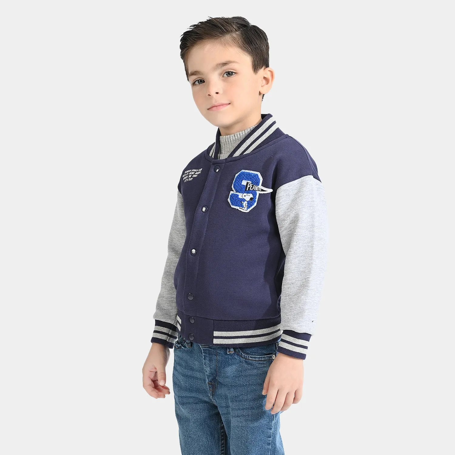 Boys Fleece Knitted Jacket Character