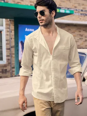 Breathable Button Up Linen Shirt (US Only)