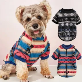 Cartoon Comfort: Warm Pet Sweater - Winter Clothes for Small Dogs and Cats, Cozy Jackets for Chihuahuas and Stylish Pet Apparel