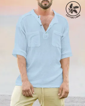 Casual Breathable Linen Shirt