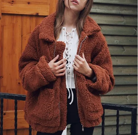 Casual Wool Loose Coat