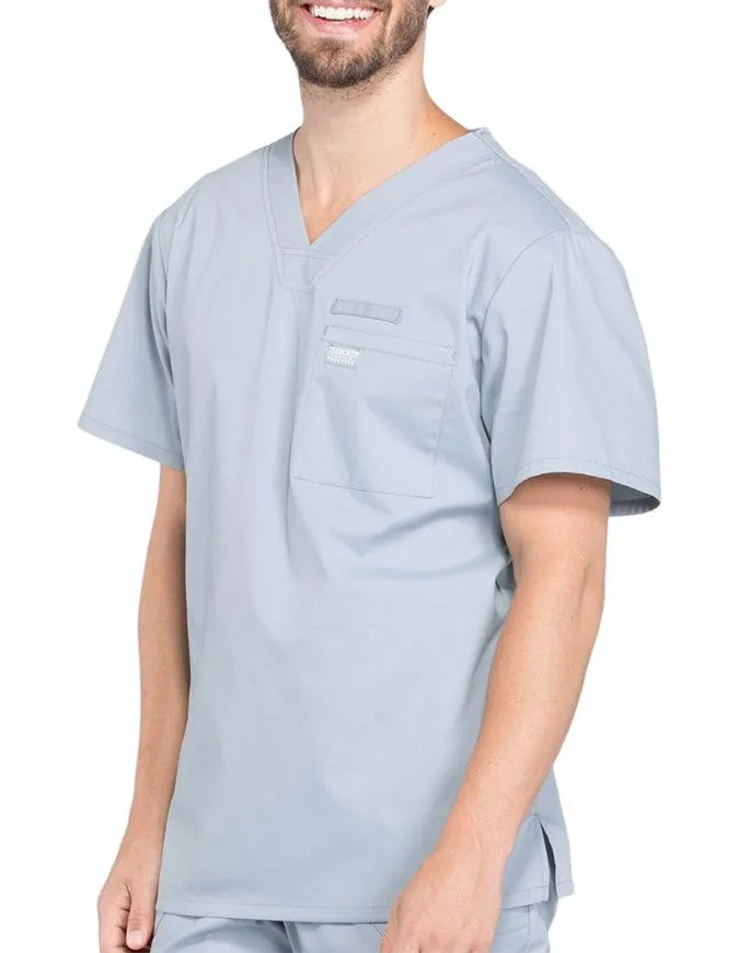 Cherokee Workwear Professionals Men's V-Neck Basic Scrubs Top