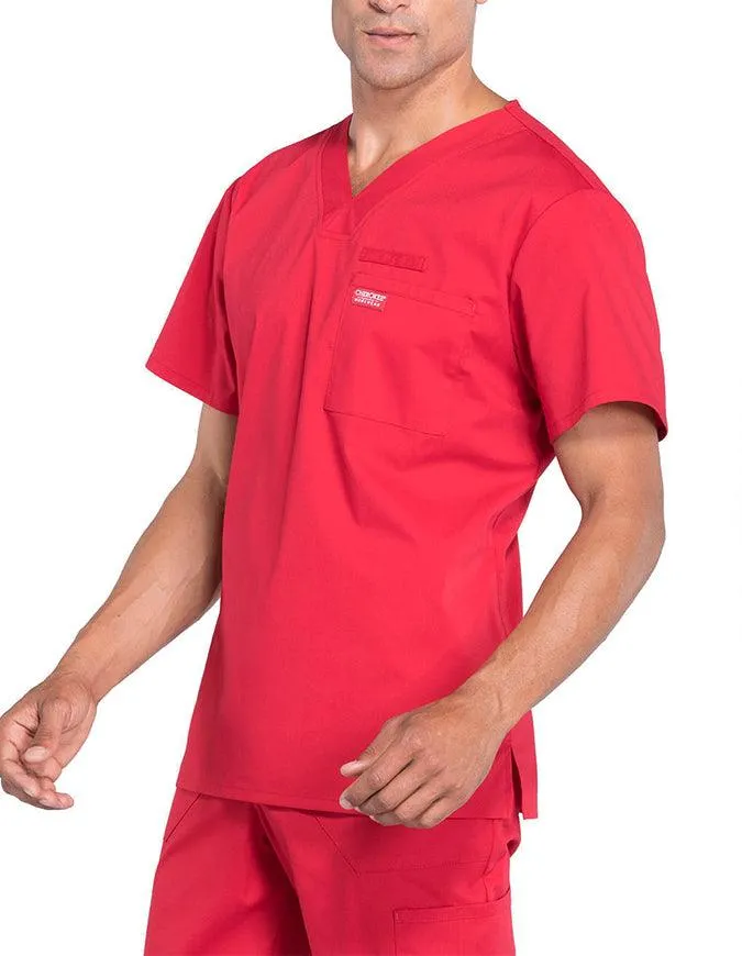 Cherokee Workwear Professionals Men's V-Neck Basic Scrubs Top