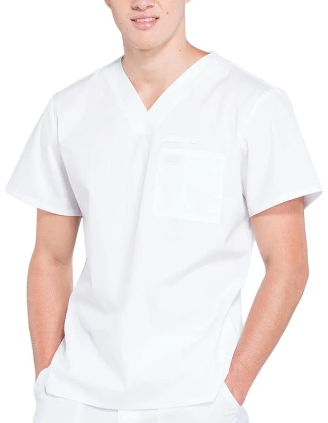 Cherokee Workwear Professionals Men's V-Neck Basic Scrubs Top