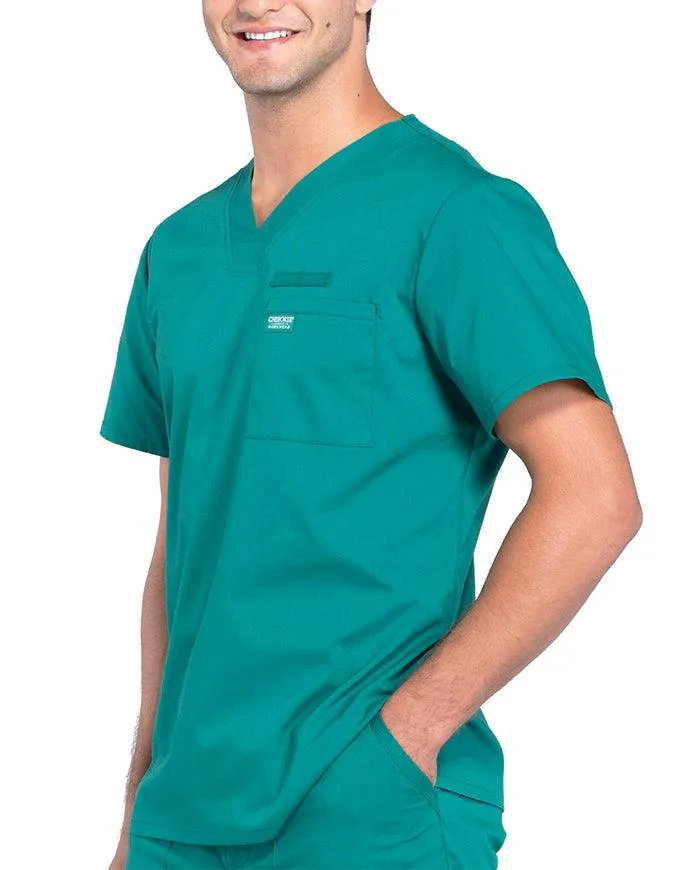 Cherokee Workwear Professionals Men's V-Neck Basic Scrubs Top