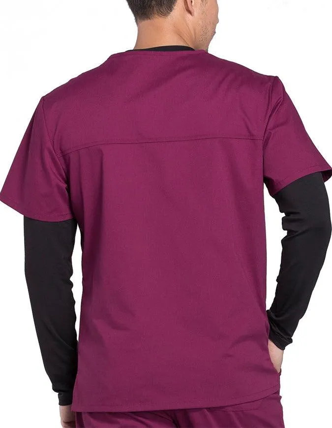 Cherokee Workwear Professionals Men's V-Neck Basic Scrubs Top