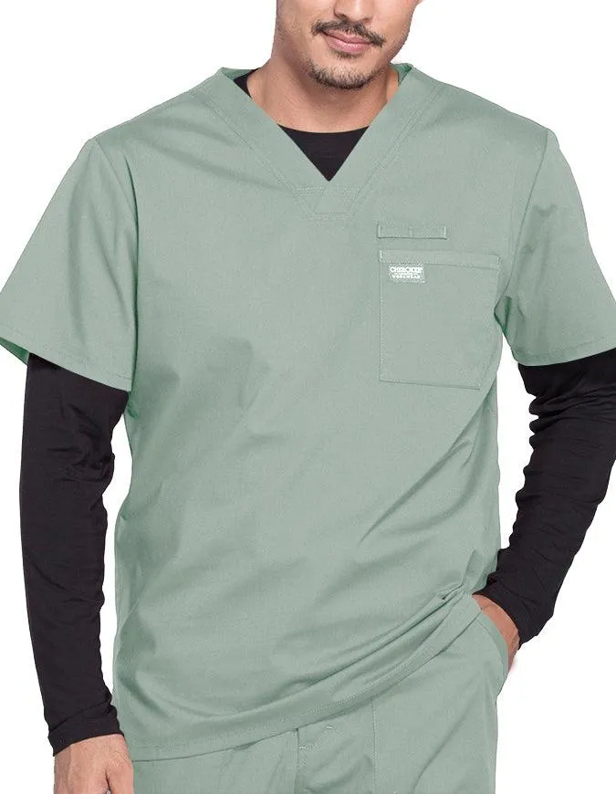 Cherokee Workwear Professionals Men's V-Neck Basic Scrubs Top