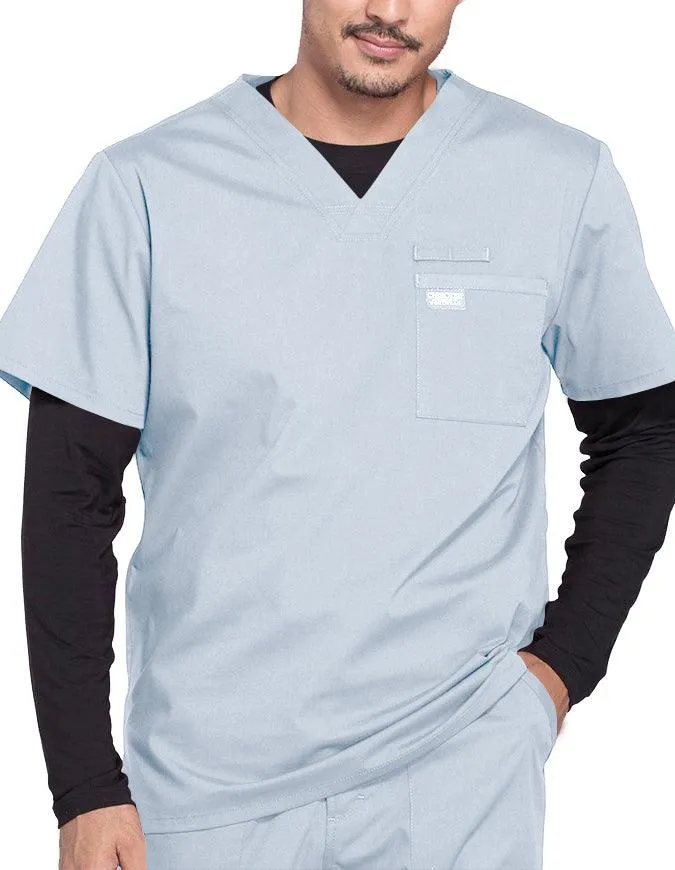 Cherokee Workwear Professionals Men's V-Neck Basic Scrubs Top