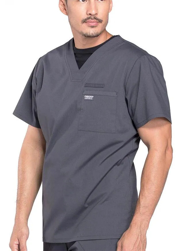 Cherokee Workwear Professionals Men's V-Neck Basic Scrubs Top