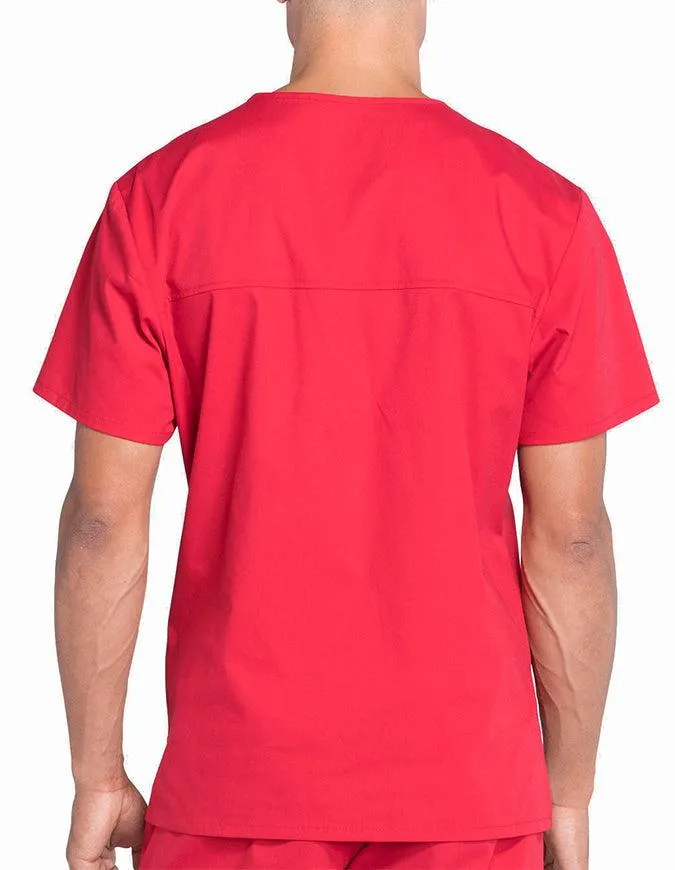 Cherokee Workwear Professionals Men's V-Neck Basic Scrubs Top