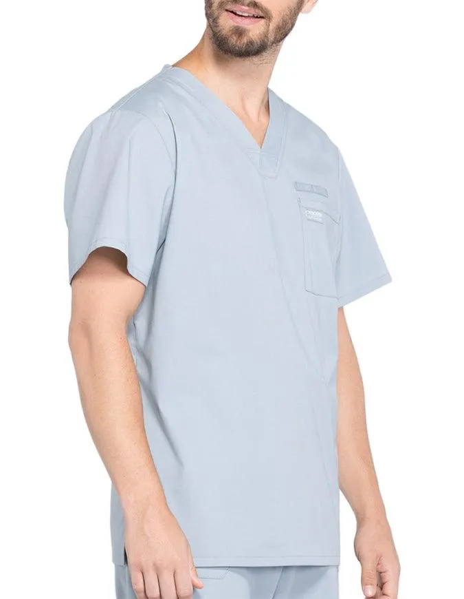 Cherokee Workwear Professionals Men's V-Neck Basic Scrubs Top