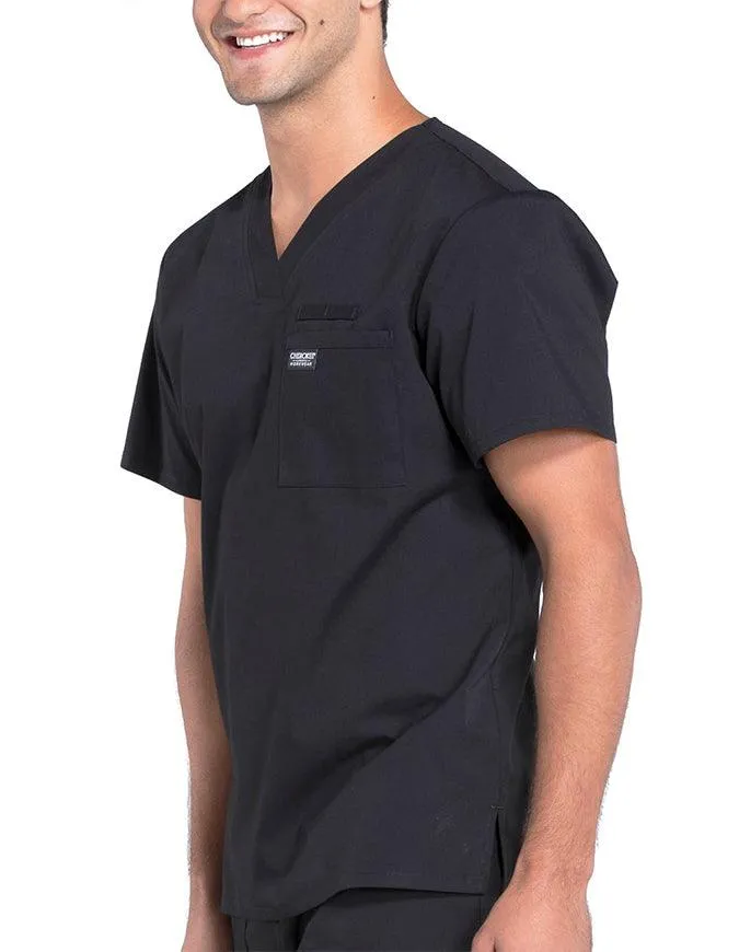 Cherokee Workwear Professionals Men's V-Neck Basic Scrubs Top