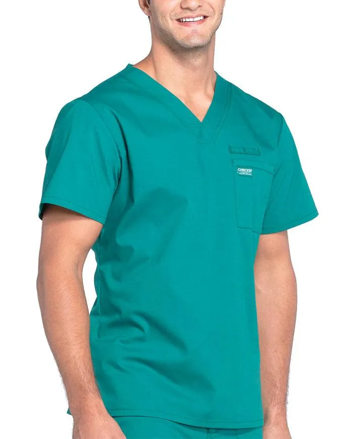 Cherokee Workwear Professionals Men's V-Neck Basic Scrubs Top