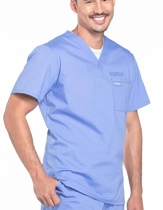 Cherokee Workwear Professionals Men's V-Neck Basic Scrubs Top