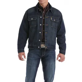 Cinch Men's Dark Stone Wash Denim Button Up Jacket MWJ1122014