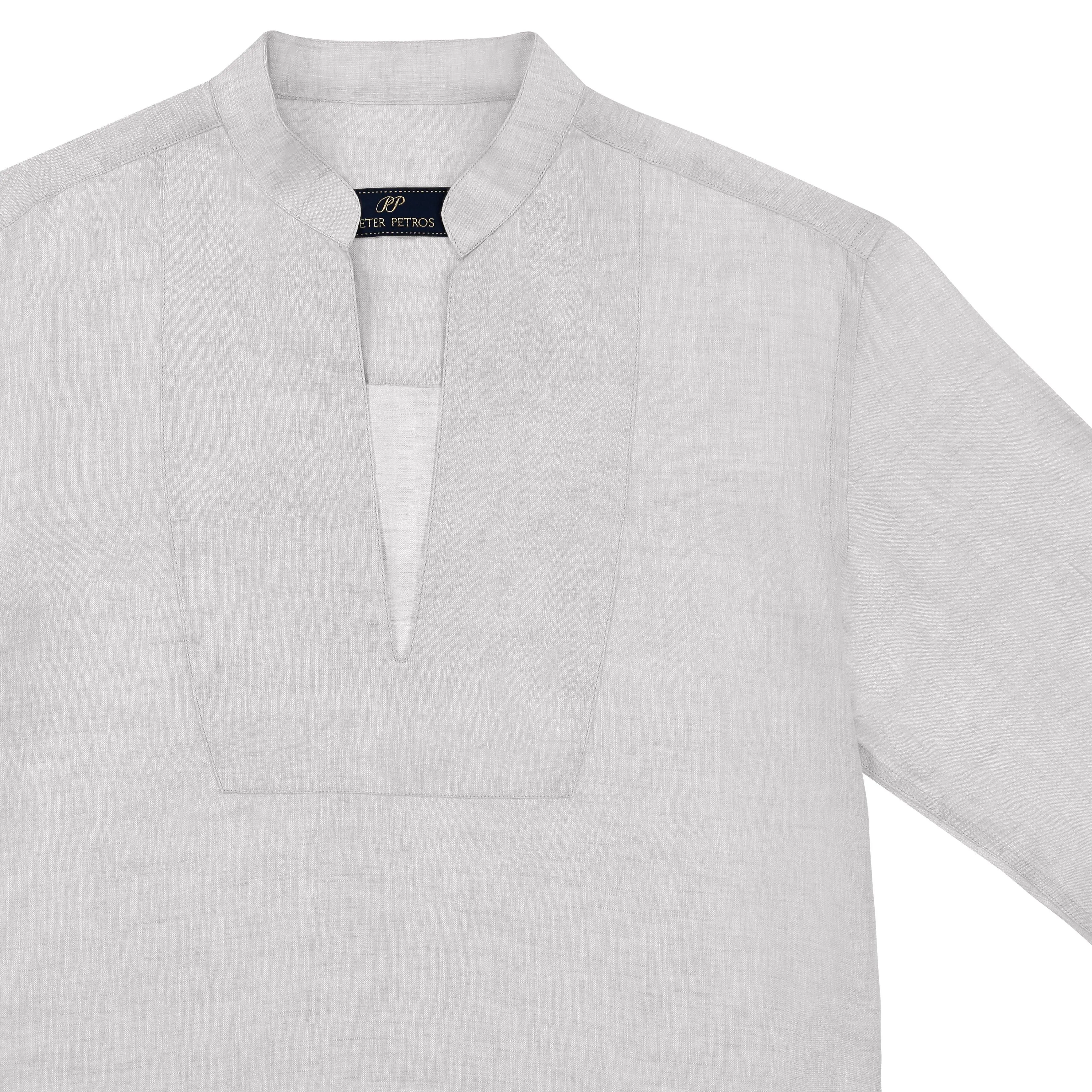 Cuba Linen Shirt - Grey