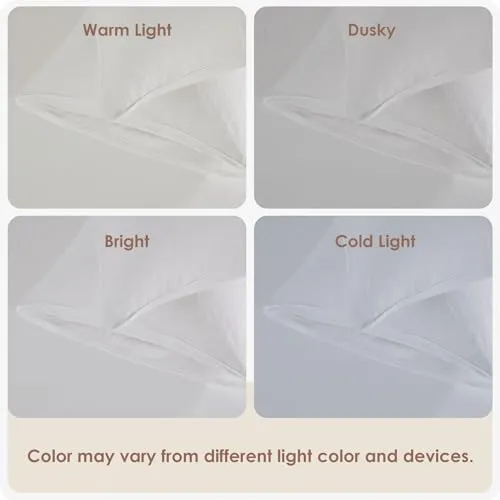 DAPU: 100% Pure French Linen Sheets (3 Sets - 1 Flat Sheet, 1 Fitted Sheet, 2 Pillowcases)