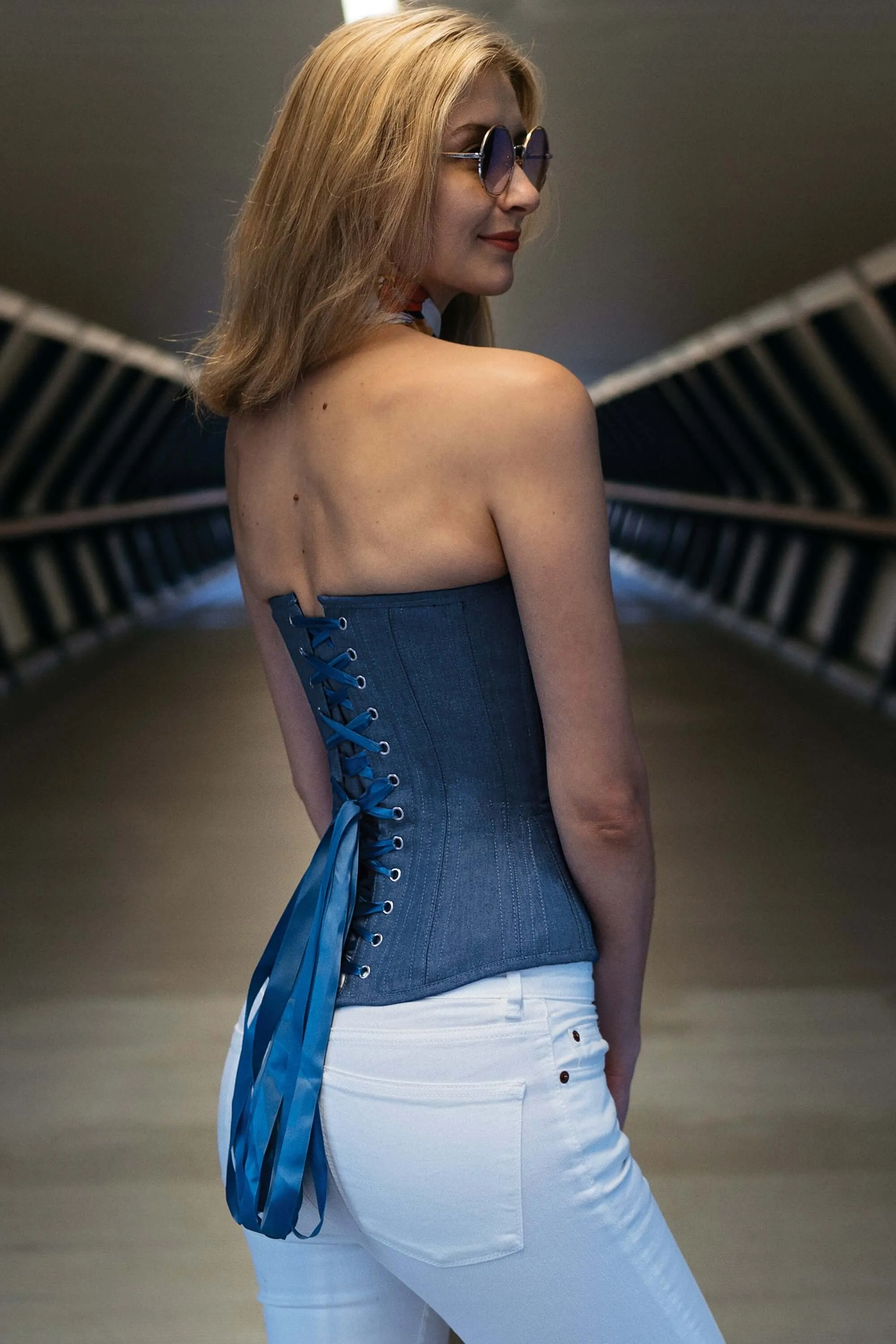 Denim Expert Waist Training Overbust