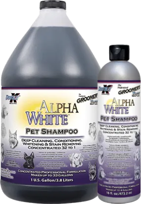 Double K Groomer's Edge Alpha White Shampoo - Assorted Sizes