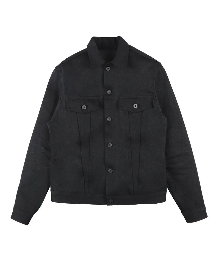 Elephant 7 El Diablo Denim Jacket Black