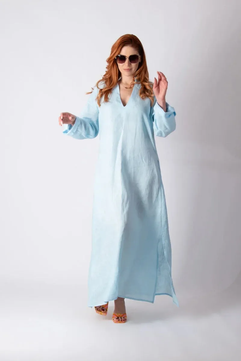 ENAS LONG LINEN SUMMER DRESS