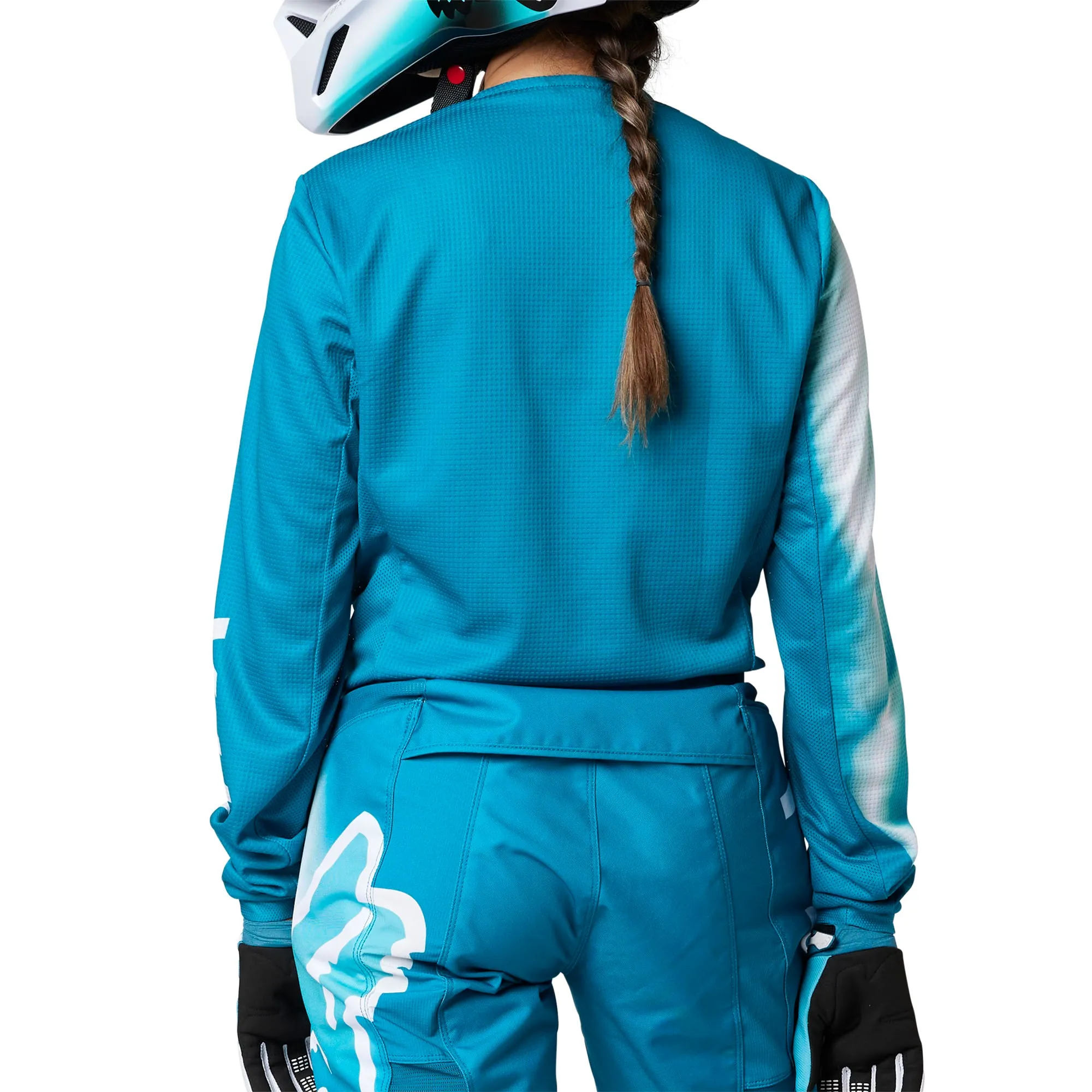 Fox Racing  Womens Maui Blue 180 Toxsyk Motocross Jersey Offroad MotoX Vented