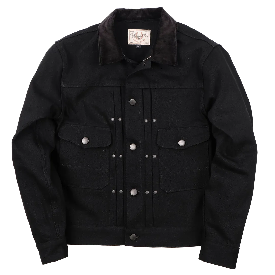 Freenote Cloth - RJ-3 Jacket - Black Denim