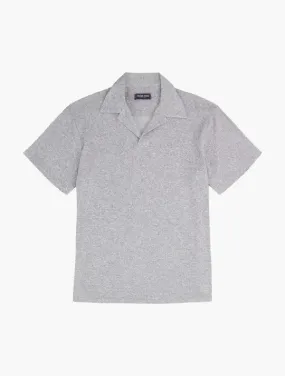 FRESCOBOL CARIOCA Faustino Terry Cotton Polo GREY MELANGE