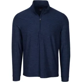 Greg Norman Heather 1/4 Zip Mock Pullover