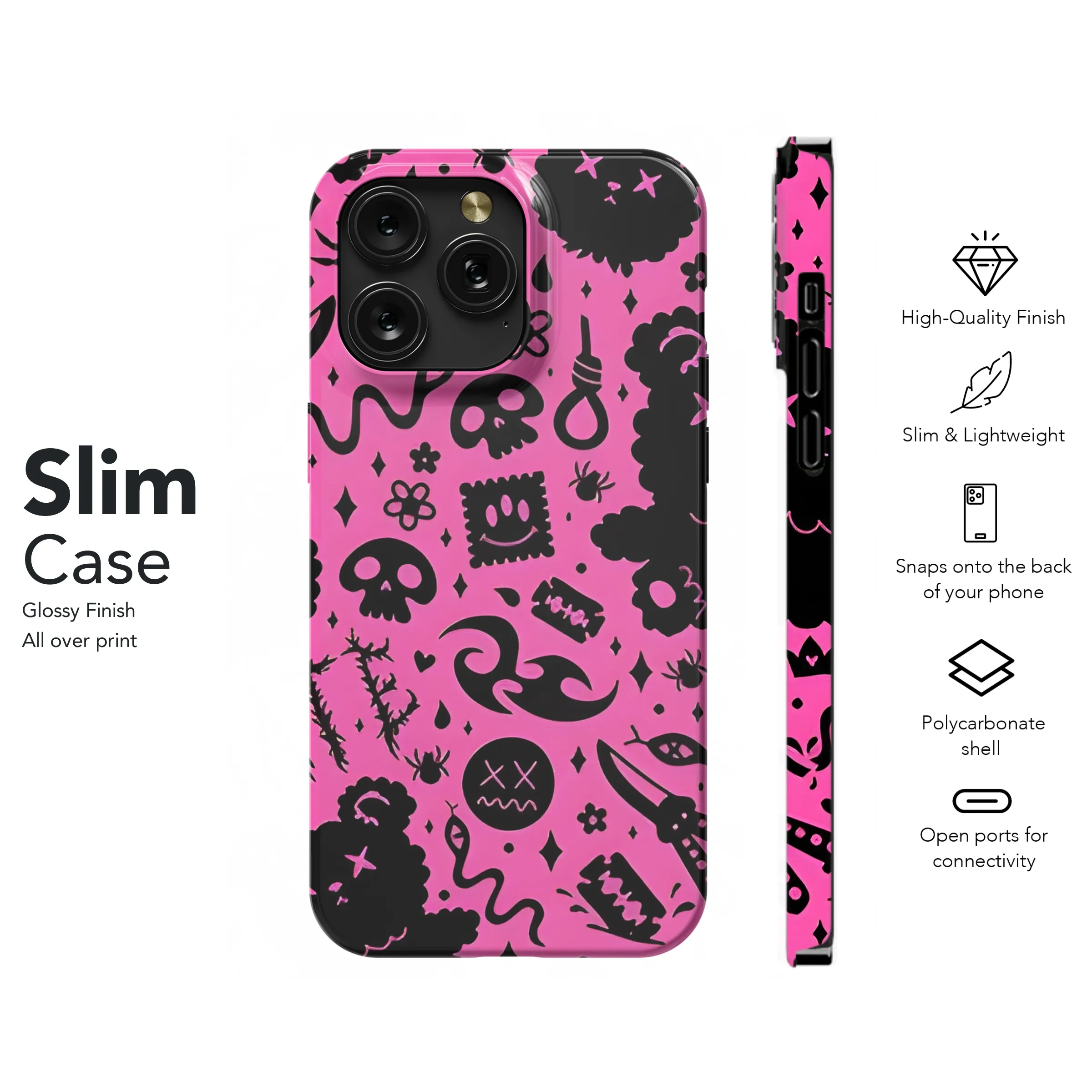 Grunge Emo Phone Case iPhone Samsung Cover Pixel 2551