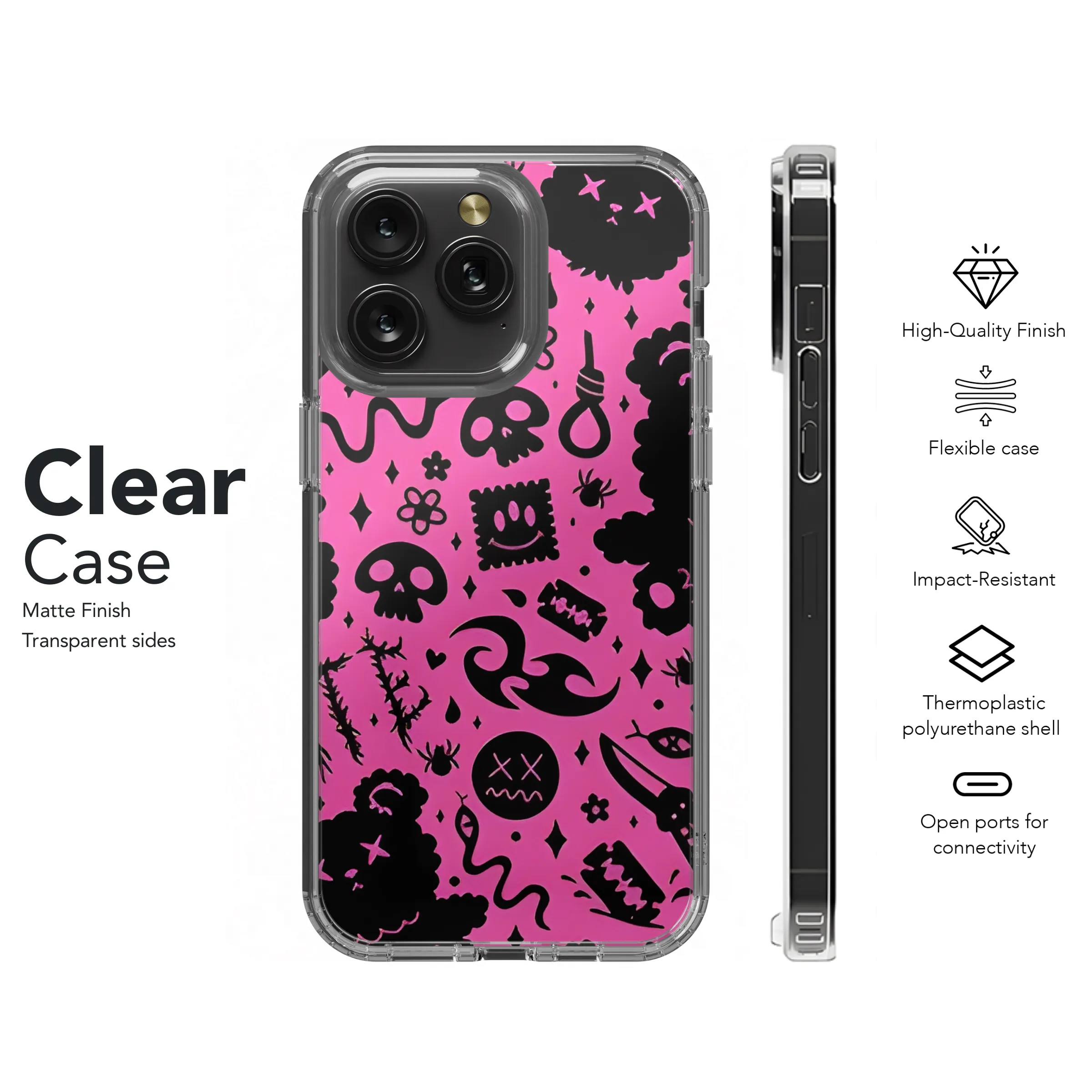 Grunge Emo Phone Case iPhone Samsung Cover Pixel 2551