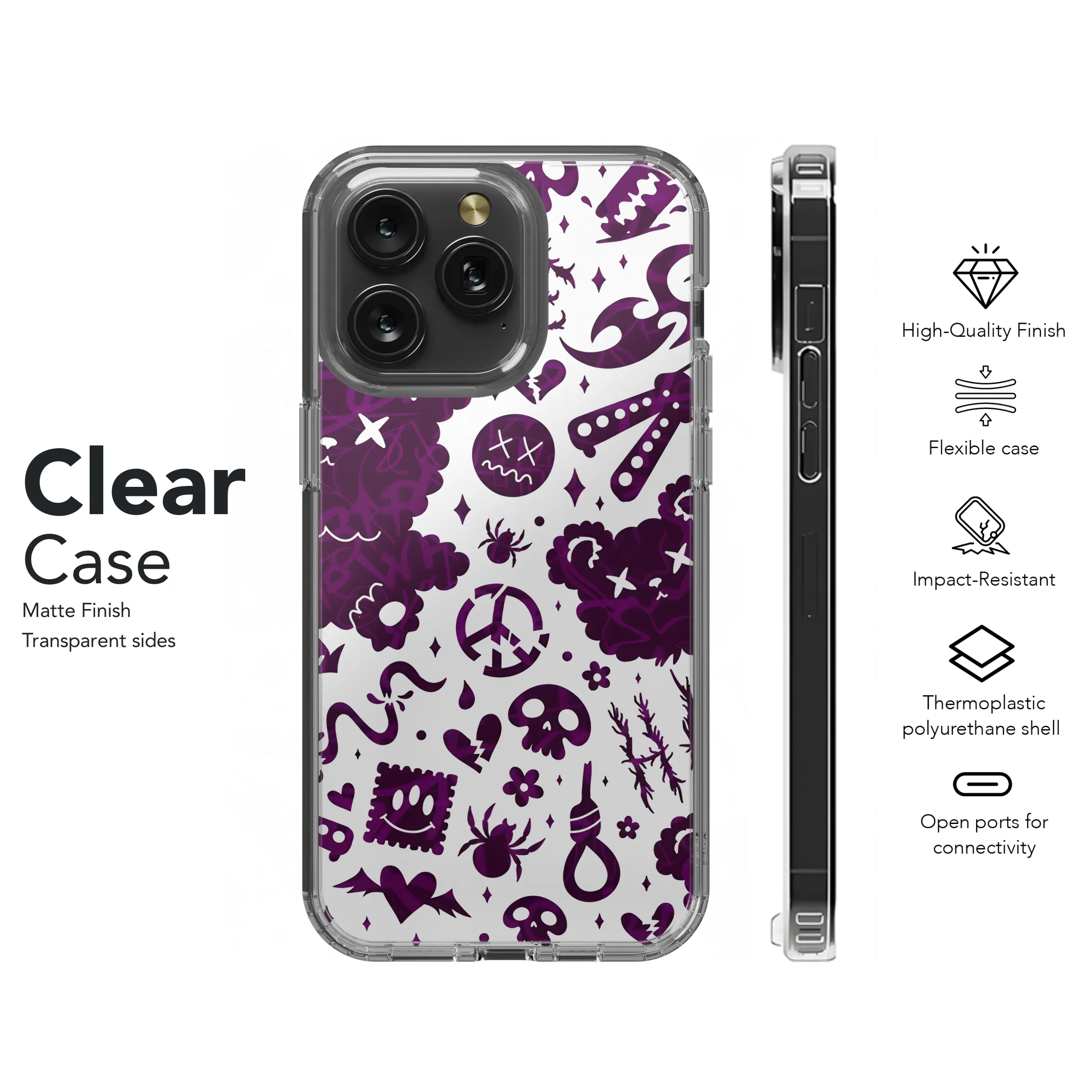 Grunge Emo Phone Case iPhone Samsung Cover Pixel 2552