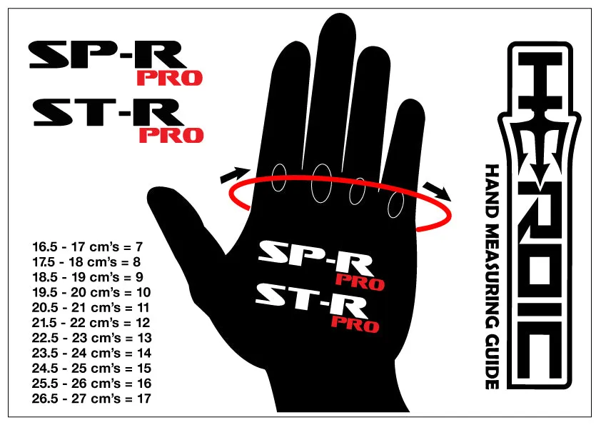 HEROIC SP-R Pro V1 Gloves - White