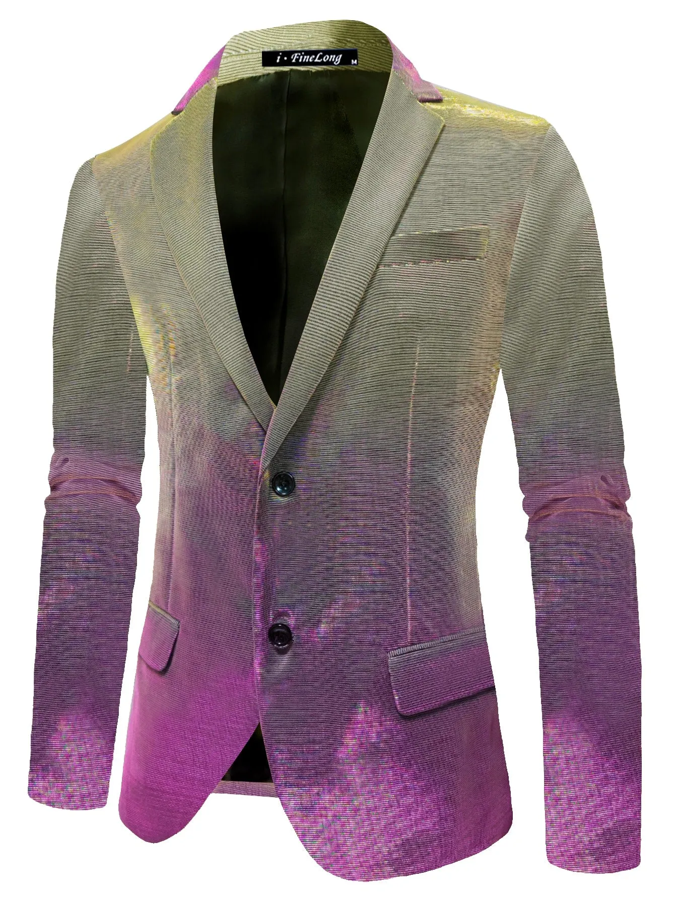 Hot Pink Single Breasted Lapel Shawl Collar Blazer