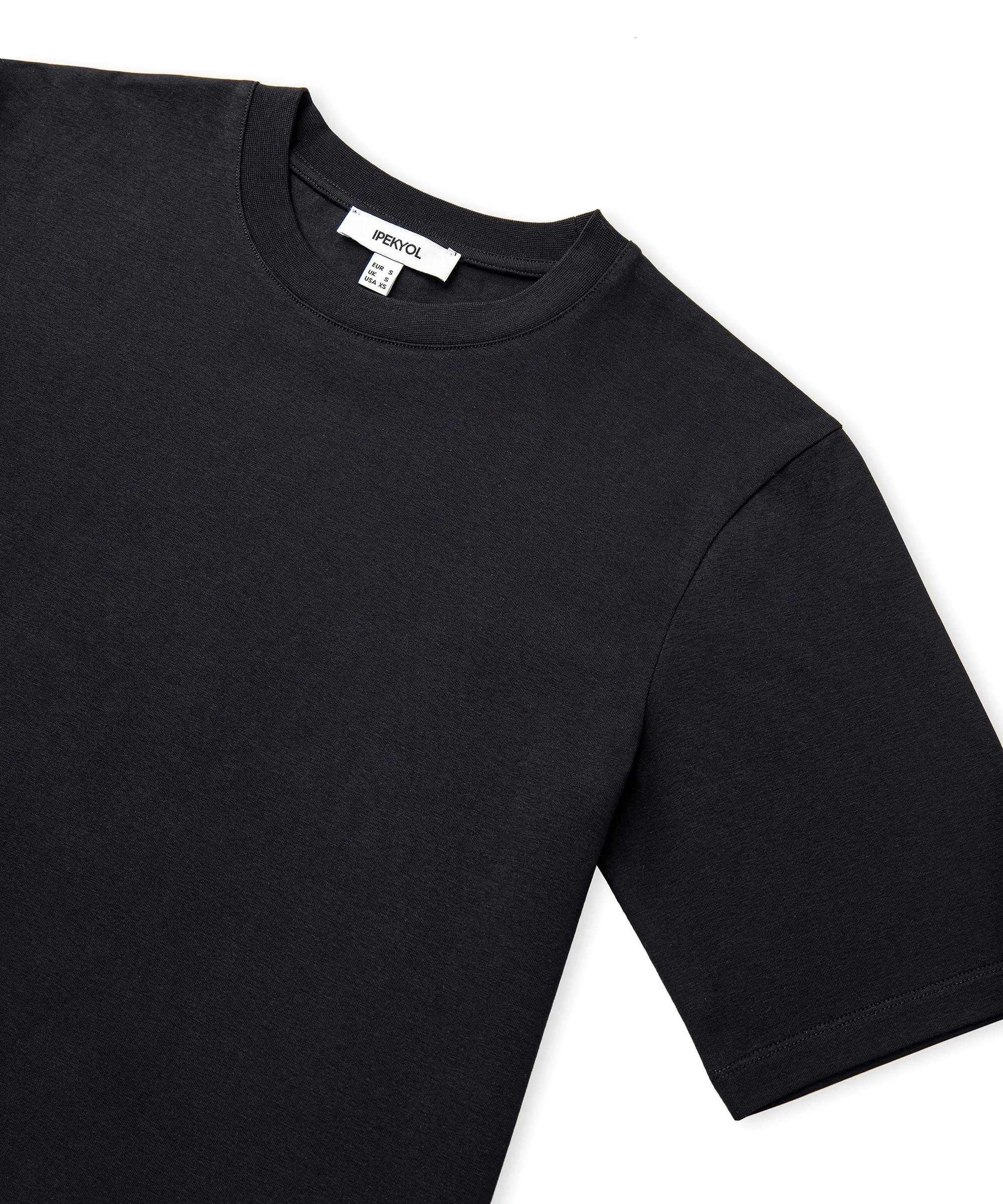 Ipekyol Round Neck Basic T-Shirt Black