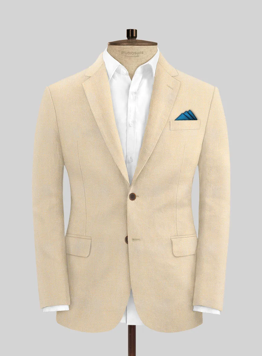 Italian Prato Musk Linen Jacket