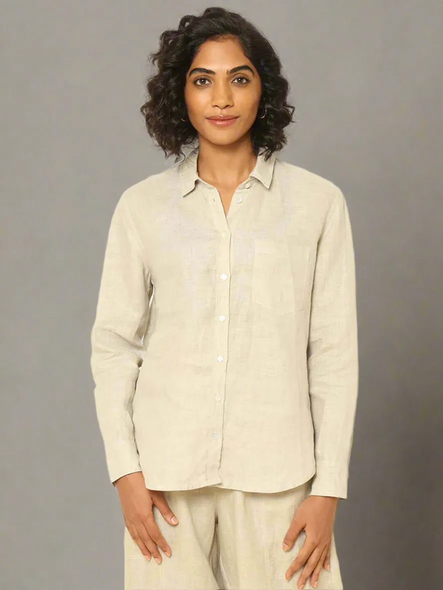 Linen Shirt Beige